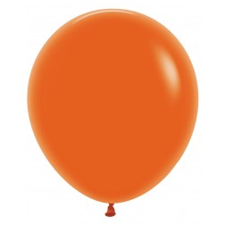 18" Fashion Orange Round (25pcs)