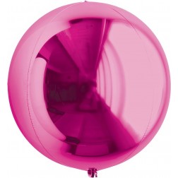 24" Metallic Magenta Balloon Ball