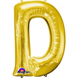 Anagram SuperShape Letter "D" Gold