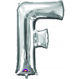 Anagram SuperShape Letter "F" Silver