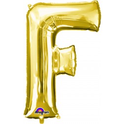 Anagram SuperShape Letter "F" Gold