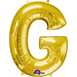 Anagram SuperShape Letter "G" Gold