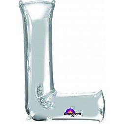 Anagram SuperShape Letter "L" Silver