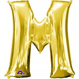 Anagram SuperShape Letter "M" Gold