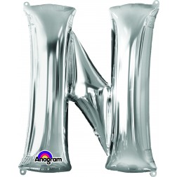 Anagram SuperShape Letter "N" Silver