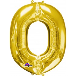 Anagram SuperShape Letter "O" Gold