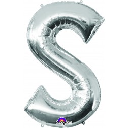 Anagram SuperShape Letter "S" Silver