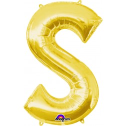 Anagram SuperShape Letter "S" Gold