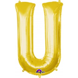 Anagram SuperShape Letter "U" Gold