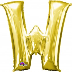 Anagram MiniShape Letter "W" Gold