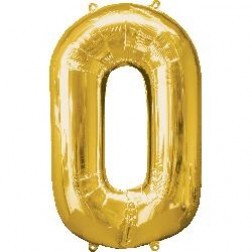 Anagram MiniShape Number "0" Gold