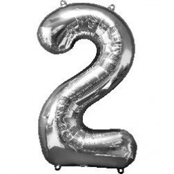 Anagram MiniShape Number "2" Silver