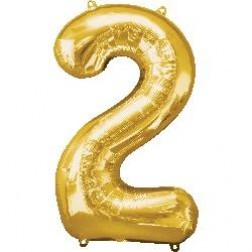 Anagram MiniShape Number "2" Gold