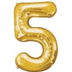 Anagram MiniShape Number "5" Gold