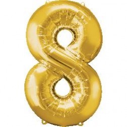 Anagram MiniShape Number "8" Gold