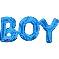 SuperShape Phrase " BOY" BLUE