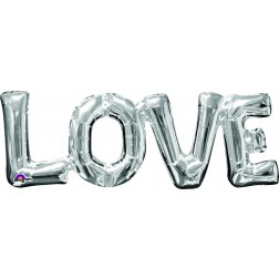 SuperShape Phrase " LOVE" Silver