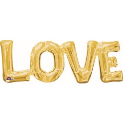 SuperShape Phrase " LOVE" Gold