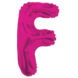 AirFilled: 14" LETTER F HOT PINK