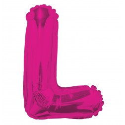 AirFilled: 14" LETTER L HOT PINK