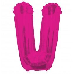 AirFilled: 14" LETTER V HOT PINK