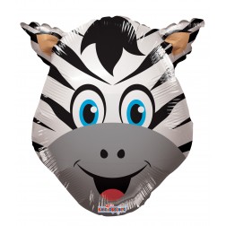 14" ZEBRA HEAD MINI SHAPE