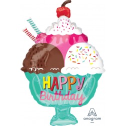 Junior Shape Ice Cream Sundae HBD