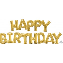 CI: Phrase Phrase "HAPPY BIRTHDAY" Gold