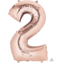 SuperShape Number 2 Rose Gold