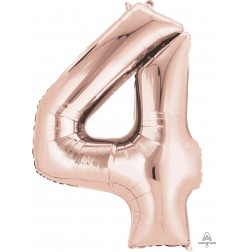SuperShape Number 4 Rose Gold