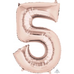 SuperShape Number 5 Rose Gold