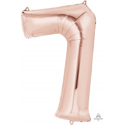 SuperShape Number 7 Rose Gold