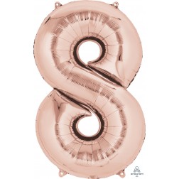 SuperShape Number 8 Rose Gold