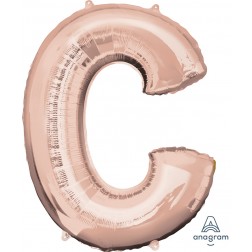 Anagram SuperShape Letter "C" Rose Gold