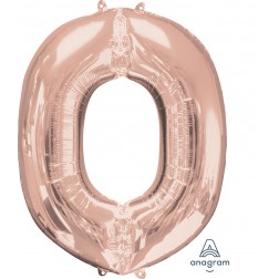 Anagram SuperShape Letter "O" Rose Gold
