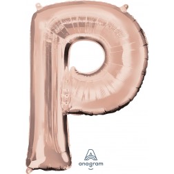 Anagram SuperShape Letter "P" Rose Gold