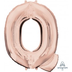 Anagram SuperShape Letter "Q" Rose Gold