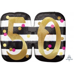 SuperShape Holographic Pink & Gold Milestone 50