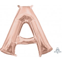 Anagram MiniShape Letter "A" Rose Gold