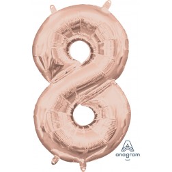 Anagram MiniShape Number "8" Rose Gold