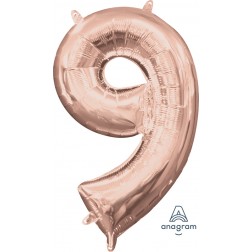 Anagram MiniShape Number "9" Rose Gold