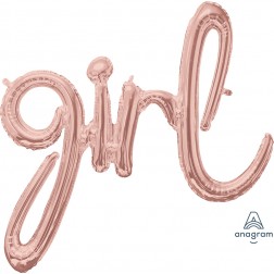 CI: Script Phrase Girl Rose Gold