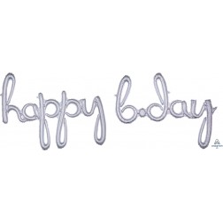 CI: Script Phrase Happy Bday Holographic