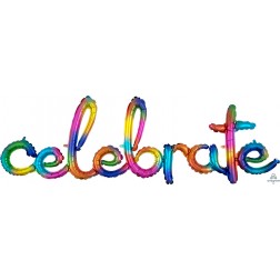 CI: Script Phrase Celebrate Rainbow Splash