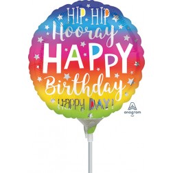 9" Hip Hip Hooray Birthday
