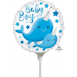 9" Narwhal Baby Boy