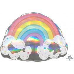 SuperShape Holographic Magical Rainbow