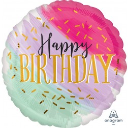 Standard Water Color Birthday
