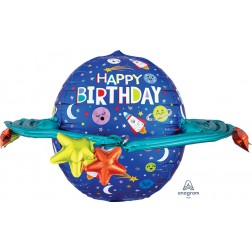 UltraShape Happy Birthday Colorful Galaxy