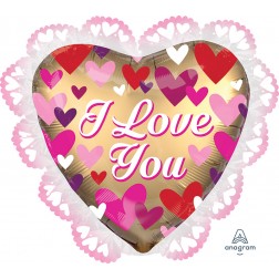 SuperShape Intricates Satin Infused Love You Gold Sateen